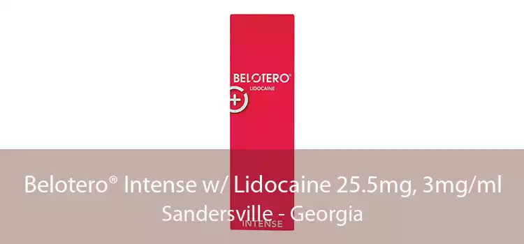 Belotero® Intense w/ Lidocaine 25.5mg, 3mg/ml Sandersville - Georgia