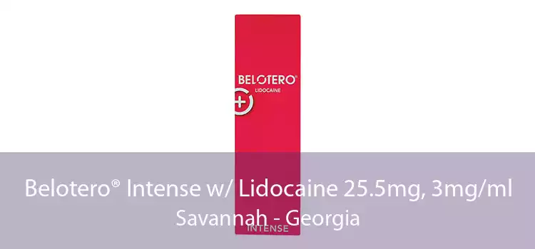 Belotero® Intense w/ Lidocaine 25.5mg, 3mg/ml Savannah - Georgia