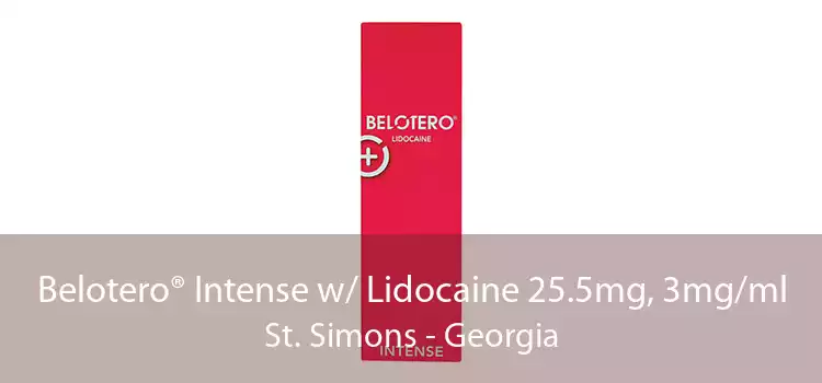Belotero® Intense w/ Lidocaine 25.5mg, 3mg/ml St. Simons - Georgia