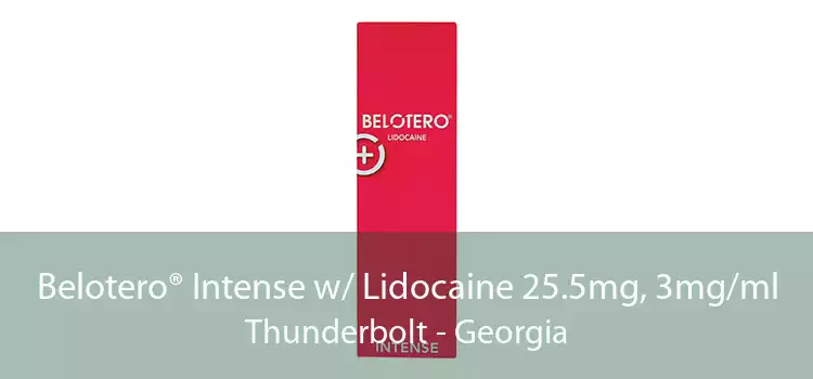 Belotero® Intense w/ Lidocaine 25.5mg, 3mg/ml Thunderbolt - Georgia
