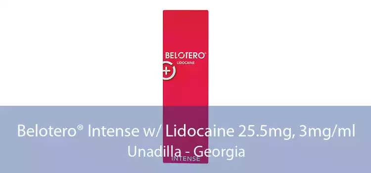 Belotero® Intense w/ Lidocaine 25.5mg, 3mg/ml Unadilla - Georgia