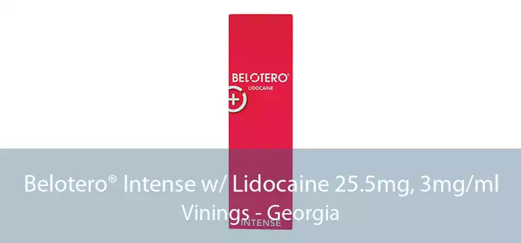 Belotero® Intense w/ Lidocaine 25.5mg, 3mg/ml Vinings - Georgia