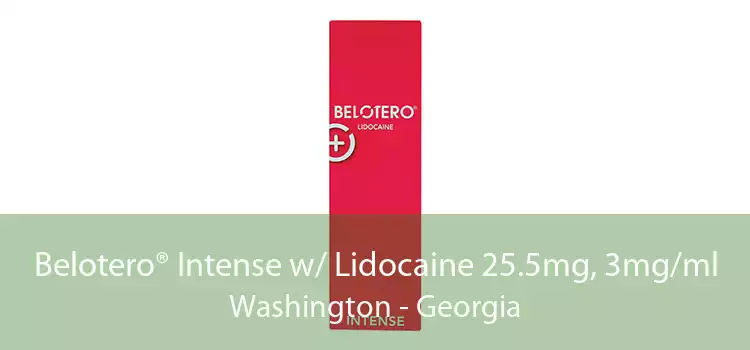 Belotero® Intense w/ Lidocaine 25.5mg, 3mg/ml Washington - Georgia