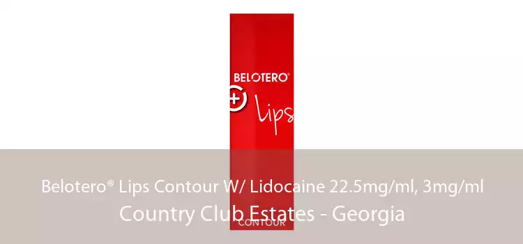 Belotero® Lips Contour W/ Lidocaine 22.5mg/ml, 3mg/ml Country Club Estates - Georgia