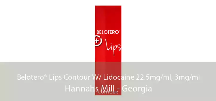 Belotero® Lips Contour W/ Lidocaine 22.5mg/ml, 3mg/ml Hannahs Mill - Georgia