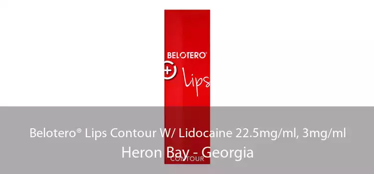 Belotero® Lips Contour W/ Lidocaine 22.5mg/ml, 3mg/ml Heron Bay - Georgia