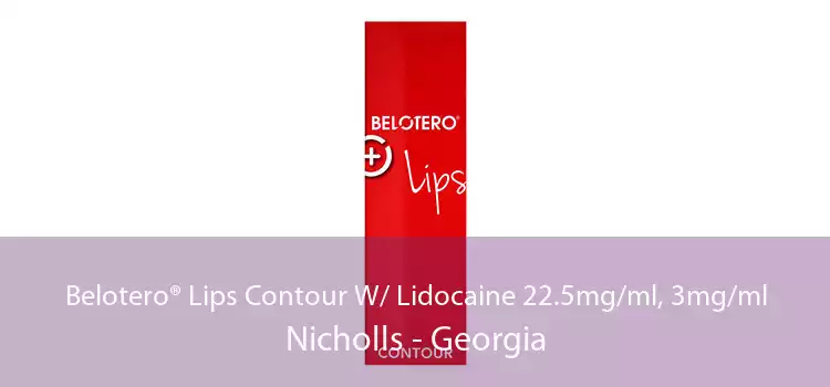 Belotero® Lips Contour W/ Lidocaine 22.5mg/ml, 3mg/ml Nicholls - Georgia