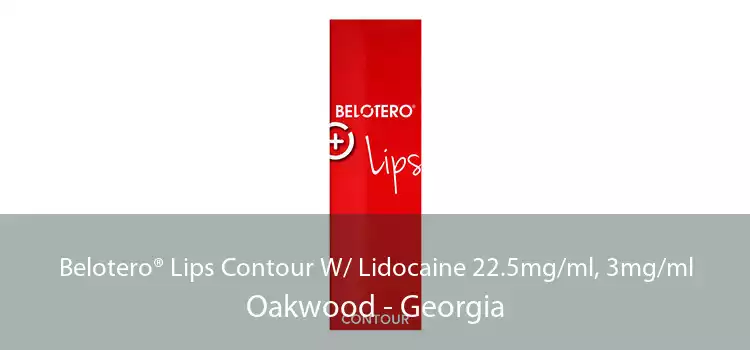 Belotero® Lips Contour W/ Lidocaine 22.5mg/ml, 3mg/ml Oakwood - Georgia