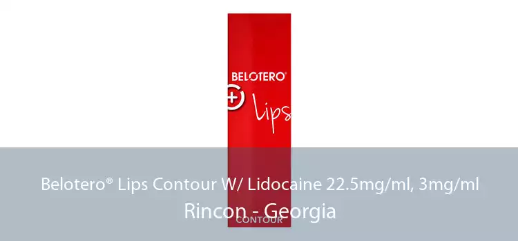Belotero® Lips Contour W/ Lidocaine 22.5mg/ml, 3mg/ml Rincon - Georgia