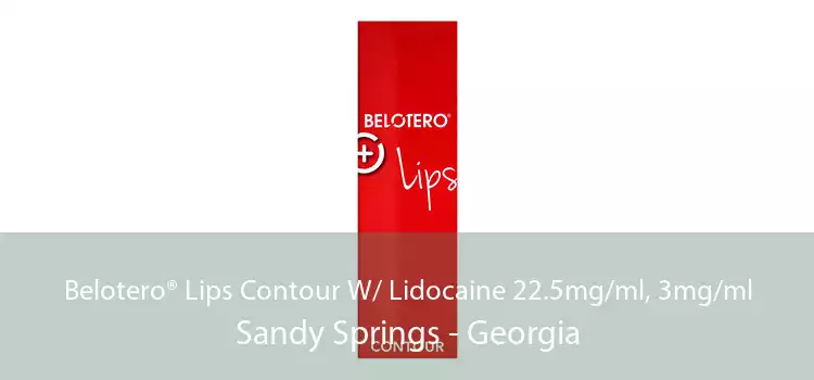 Belotero® Lips Contour W/ Lidocaine 22.5mg/ml, 3mg/ml Sandy Springs - Georgia
