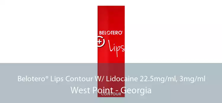 Belotero® Lips Contour W/ Lidocaine 22.5mg/ml, 3mg/ml West Point - Georgia
