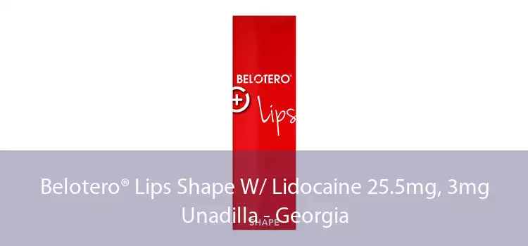 Belotero® Lips Shape W/ Lidocaine 25.5mg, 3mg Unadilla - Georgia