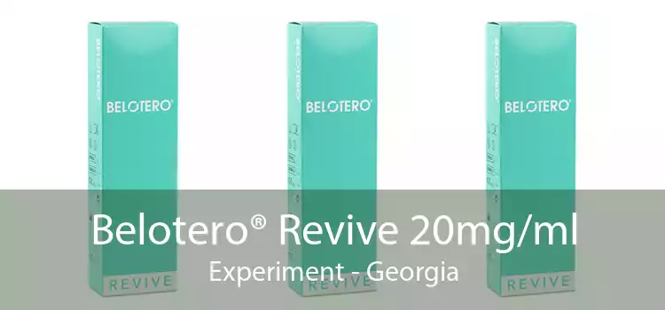 Belotero® Revive 20mg/ml Experiment - Georgia