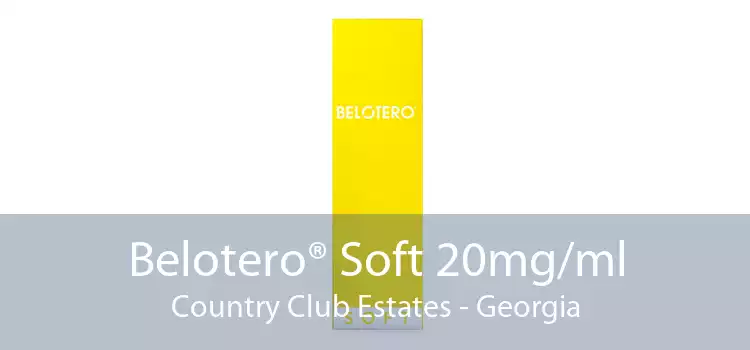Belotero® Soft 20mg/ml Country Club Estates - Georgia