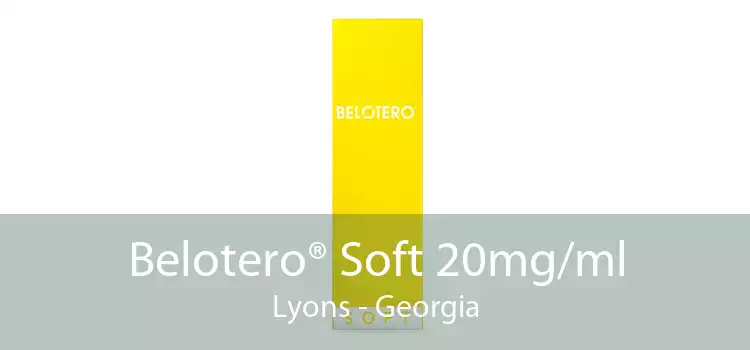 Belotero® Soft 20mg/ml Lyons - Georgia