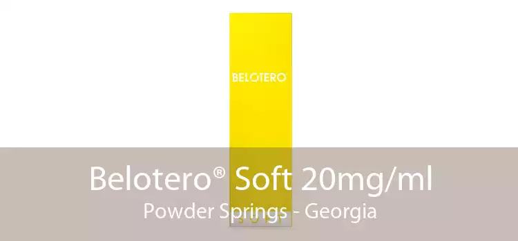 Belotero® Soft 20mg/ml Powder Springs - Georgia