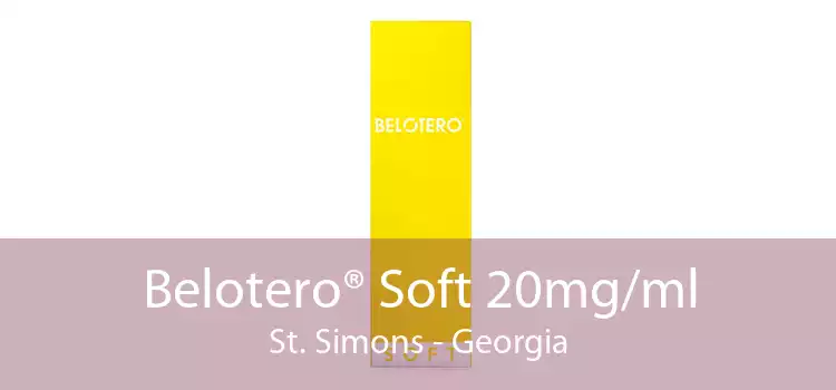 Belotero® Soft 20mg/ml St. Simons - Georgia