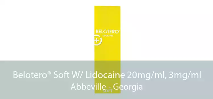 Belotero® Soft W/ Lidocaine 20mg/ml, 3mg/ml Abbeville - Georgia