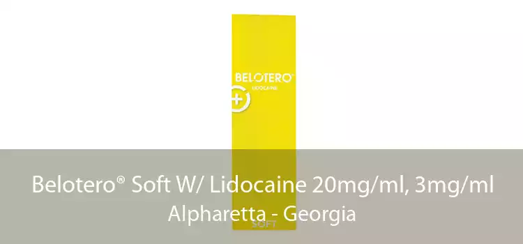 Belotero® Soft W/ Lidocaine 20mg/ml, 3mg/ml Alpharetta - Georgia