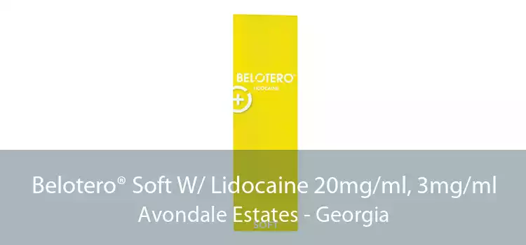Belotero® Soft W/ Lidocaine 20mg/ml, 3mg/ml Avondale Estates - Georgia