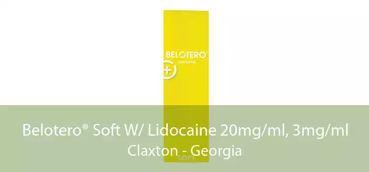 Belotero® Soft W/ Lidocaine 20mg/ml, 3mg/ml Claxton - Georgia