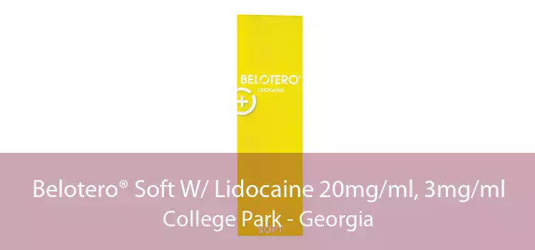 Belotero® Soft W/ Lidocaine 20mg/ml, 3mg/ml College Park - Georgia