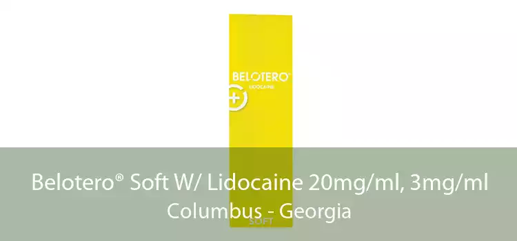 Belotero® Soft W/ Lidocaine 20mg/ml, 3mg/ml Columbus - Georgia