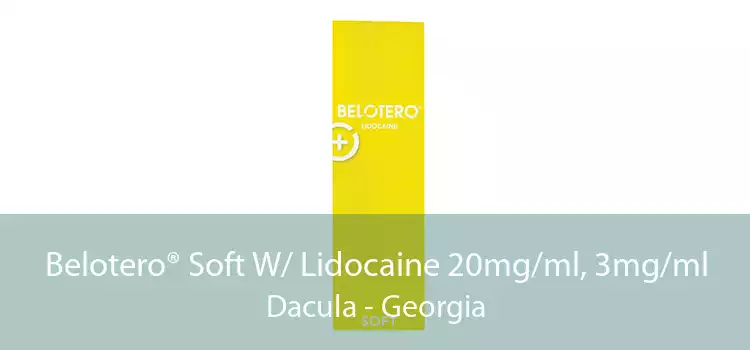 Belotero® Soft W/ Lidocaine 20mg/ml, 3mg/ml Dacula - Georgia
