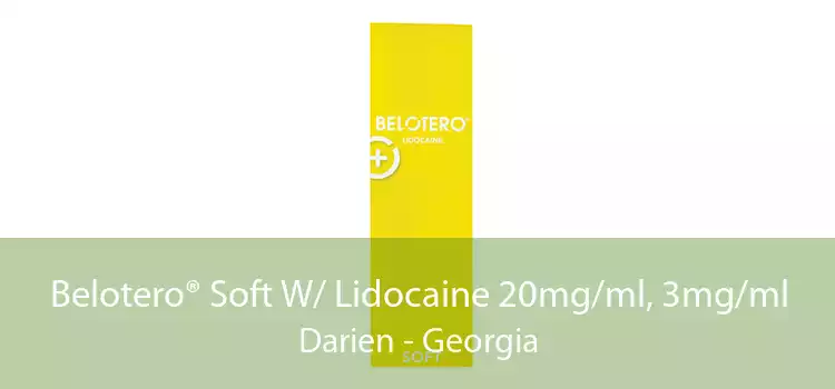 Belotero® Soft W/ Lidocaine 20mg/ml, 3mg/ml Darien - Georgia