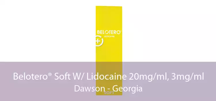 Belotero® Soft W/ Lidocaine 20mg/ml, 3mg/ml Dawson - Georgia
