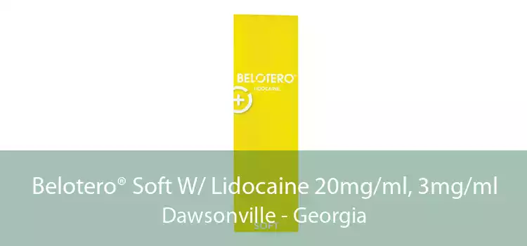 Belotero® Soft W/ Lidocaine 20mg/ml, 3mg/ml Dawsonville - Georgia