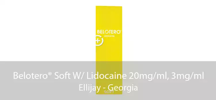 Belotero® Soft W/ Lidocaine 20mg/ml, 3mg/ml Ellijay - Georgia
