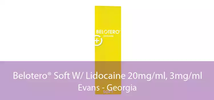 Belotero® Soft W/ Lidocaine 20mg/ml, 3mg/ml Evans - Georgia