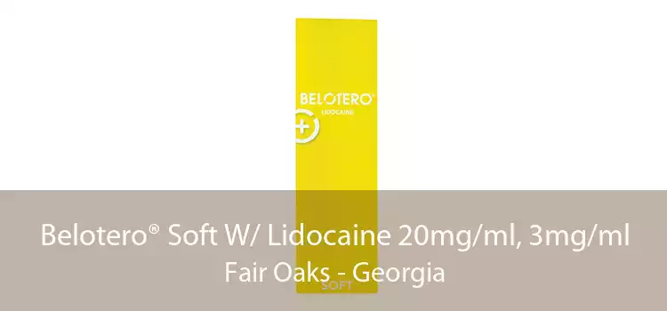 Belotero® Soft W/ Lidocaine 20mg/ml, 3mg/ml Fair Oaks - Georgia