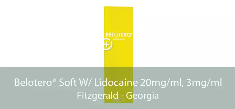 Belotero® Soft W/ Lidocaine 20mg/ml, 3mg/ml Fitzgerald - Georgia