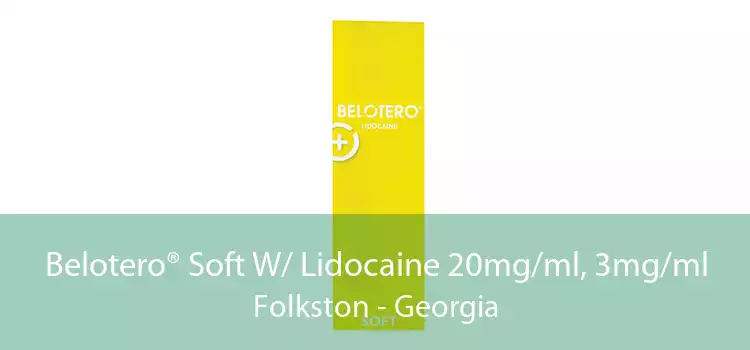 Belotero® Soft W/ Lidocaine 20mg/ml, 3mg/ml Folkston - Georgia