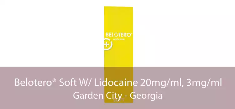 Belotero® Soft W/ Lidocaine 20mg/ml, 3mg/ml Garden City - Georgia