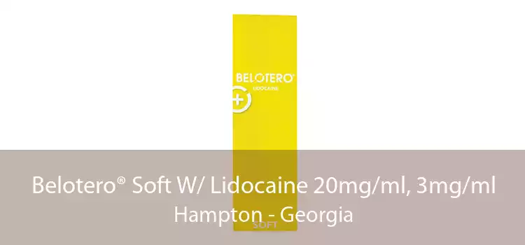 Belotero® Soft W/ Lidocaine 20mg/ml, 3mg/ml Hampton - Georgia