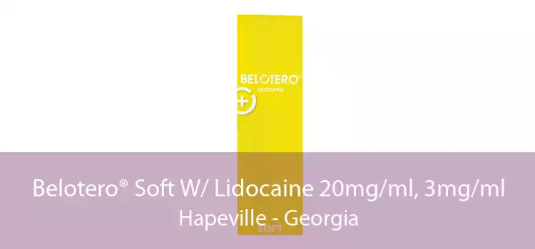 Belotero® Soft W/ Lidocaine 20mg/ml, 3mg/ml Hapeville - Georgia