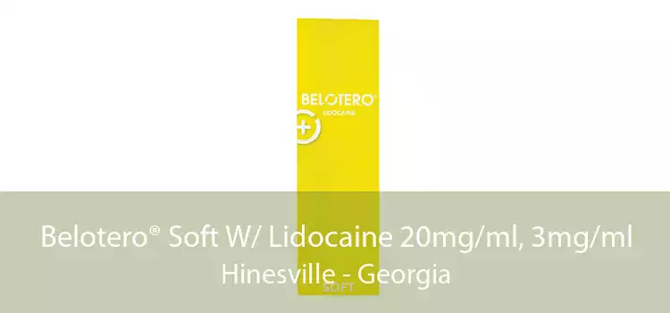 Belotero® Soft W/ Lidocaine 20mg/ml, 3mg/ml Hinesville - Georgia