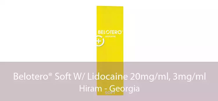 Belotero® Soft W/ Lidocaine 20mg/ml, 3mg/ml Hiram - Georgia