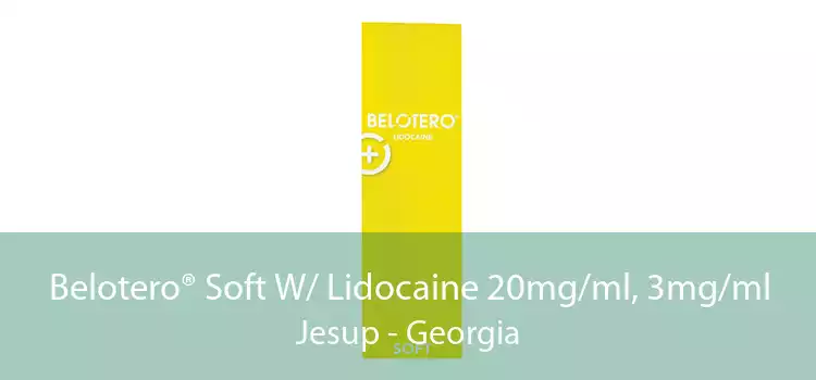 Belotero® Soft W/ Lidocaine 20mg/ml, 3mg/ml Jesup - Georgia