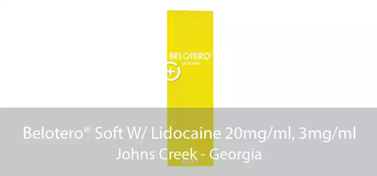 Belotero® Soft W/ Lidocaine 20mg/ml, 3mg/ml Johns Creek - Georgia