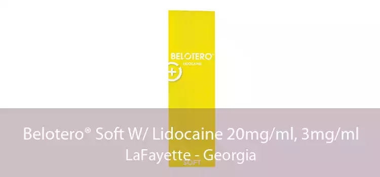 Belotero® Soft W/ Lidocaine 20mg/ml, 3mg/ml LaFayette - Georgia