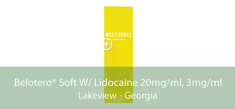 Belotero® Soft W/ Lidocaine 20mg/ml, 3mg/ml Lakeview - Georgia