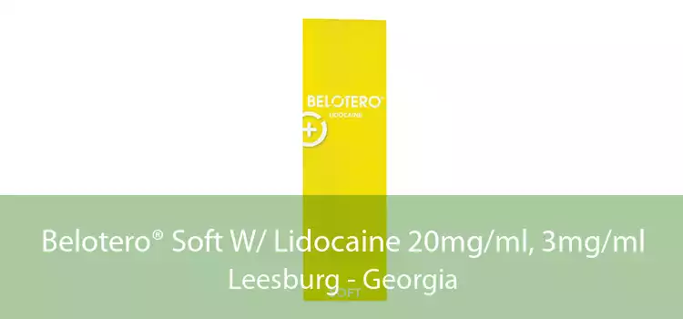 Belotero® Soft W/ Lidocaine 20mg/ml, 3mg/ml Leesburg - Georgia