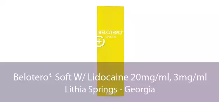 Belotero® Soft W/ Lidocaine 20mg/ml, 3mg/ml Lithia Springs - Georgia