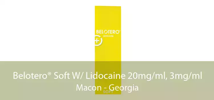 Belotero® Soft W/ Lidocaine 20mg/ml, 3mg/ml Macon - Georgia