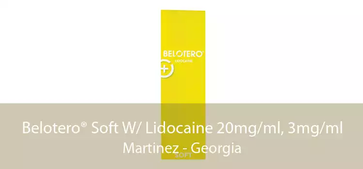 Belotero® Soft W/ Lidocaine 20mg/ml, 3mg/ml Martinez - Georgia