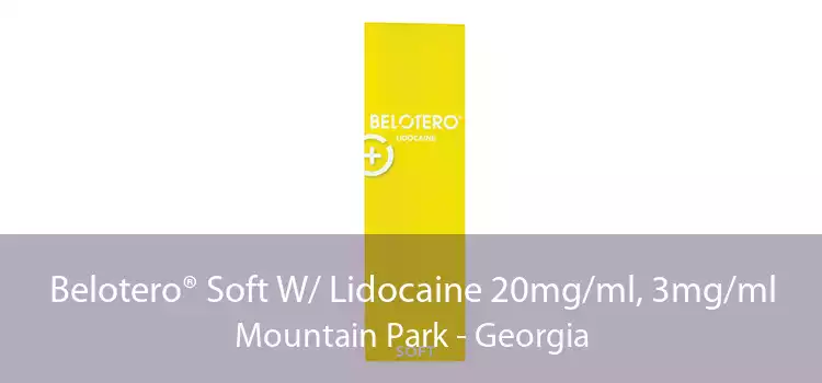 Belotero® Soft W/ Lidocaine 20mg/ml, 3mg/ml Mountain Park - Georgia